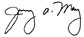 Jerry A. May signature
