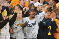 U-M Students Cheering