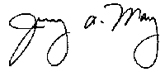 Jerry May signature